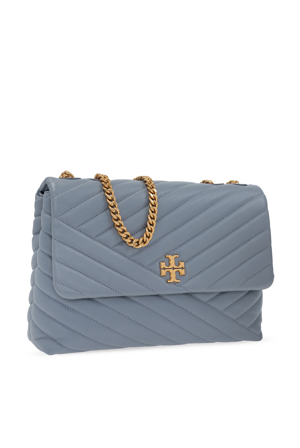 Tory Burch Kira Chevron Quilted Crossbody Bag in sold Blue